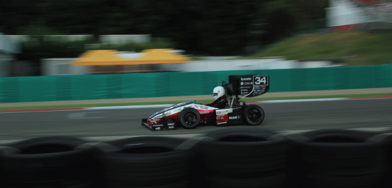YTU Racing team participated in Formula Student Italy with the car reinforced by Kordsa technologies