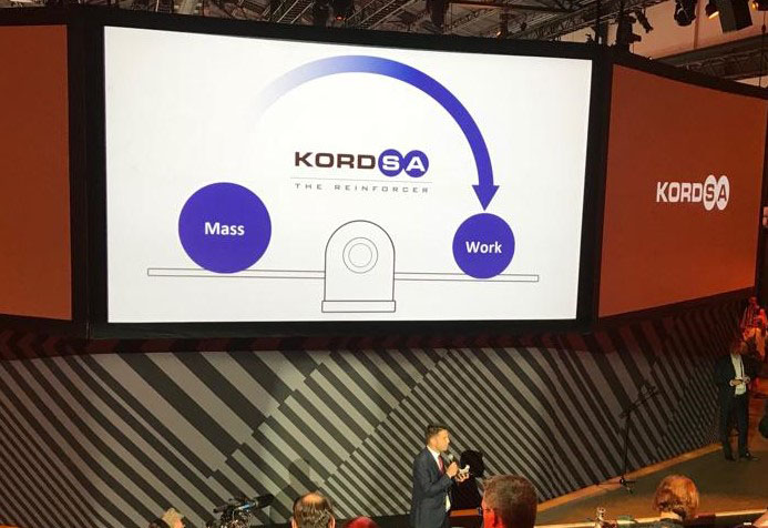 Kordsa presented its composite technologies that lighten vehicles at the Michelin Movin' On Conference